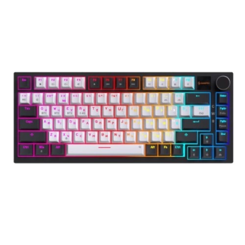 Клавиатура GamePro Asgard Valhalla Pro Rainy Switch Bluetooth/2.4G/USB USB White with display (MK160W-D-Pro)