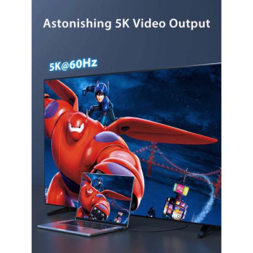 Дата кабель USB-C to USB-C 0.5m Thunderbolt 3 100W (20V/5A) 5K60Hz Cabletime (CA915392) Дата кабель USB-C to USB-C 0.5m Thunderbolt 3 100W (20V/5A) 5K60Hz Cabletime (CA915392)