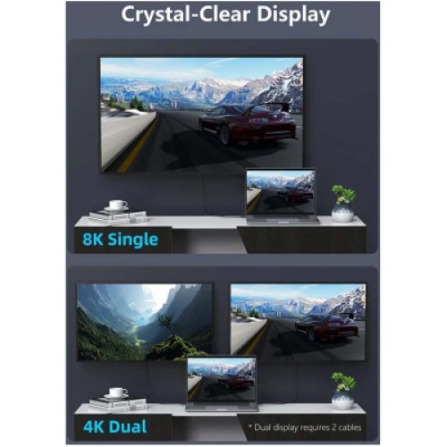 Дата кабель USB-C to USB-C 1.0m Thunderbolt 4 100W (20V/5A) 8K60Hz Cabletime (CA915422) Дата кабель USB-C to USB-C 1.0m Thunderbolt 4 100W (20V/5A) 8K60Hz Cabletime (CA915422)