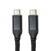 Дата кабель USB-C to USB-C 3.0m PD60W black San Guan (CA914104) Дата кабель USB-C to USB-C 3.0m PD60W black San Guan (CA914104)