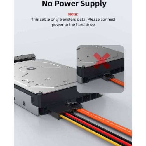 Кабель для передачи данных SATA III 0.5m Cabletime (CA915897)