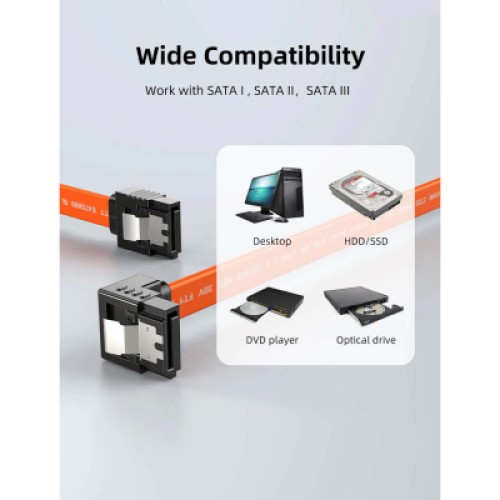 Кабель для передачи данных SATA III 0.5m Cabletime (CA915897)