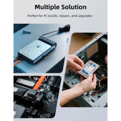 Кабель для передачи данных SATA III 0.5m 90° corner Cabletime (CA915903)