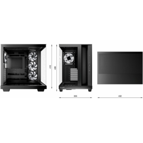 Корпус для ПК Be quiet! LIGHT BASE 500 LX black (BGW85)
