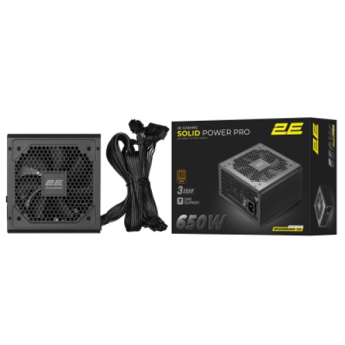Блок питания 2E 650W Solid Power Pro ATX3.1 GEN5.0 (2E-SP650BRSMII-120)