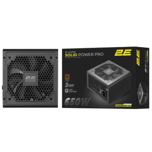 Блок питания 2E 650W Solid Power Pro ATX3.1 GEN5.0 (2E-SP650BRSMII-120)