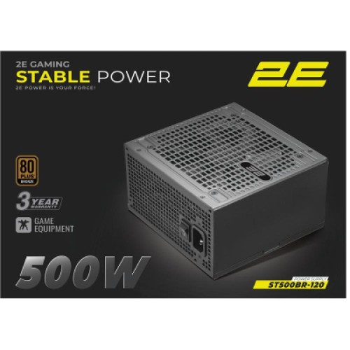 Блок питания 2E 500W Stable Power ATX3.1 (2E-ST500BR-120)