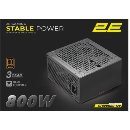 Блок питания 2E 800W Stable Power Pro ATX3.1 GEN5.0 (2E-ST800BRII-120)
