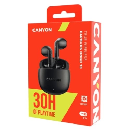 Наушники Canyon OnGo 13 TWS Black (CNS-TWS13B)