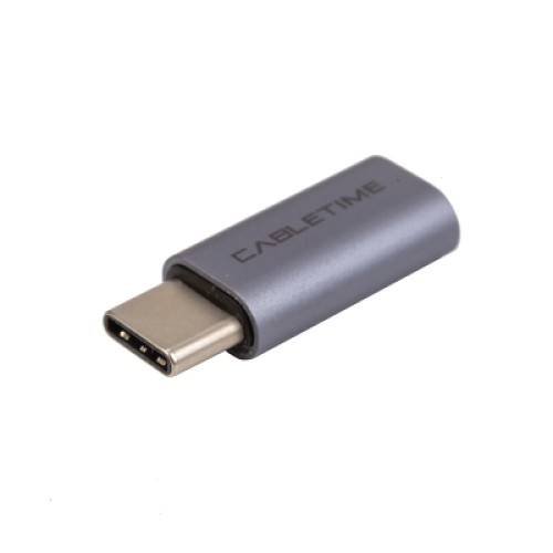 Переходник USB-C F to USB-C M USB 3.0 Cabletime (CA913718) Переходник USB-C F to USB-C M USB 3.0 Cabletime (CA913718)