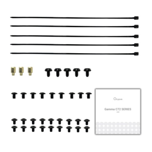 Корпус для ПК OCYPUS GAMMA C72 BK ARGB (GAMMA-C72-BKD400XX-GL)