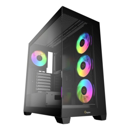 Корпус для ПК OCYPUS GAMMA C72 BK ARGB (GAMMA-C72-BKD400XX-GL)