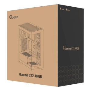 Корпус для ПК OCYPUS GAMMA C72 BK ARGB (GAMMA-C72-BKD400XX-GL)