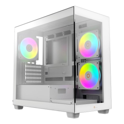 Корпус для ПК OCYPUS GAMMA C52 WH ARGB (GAMMA-C52-WHD300XX-GL)