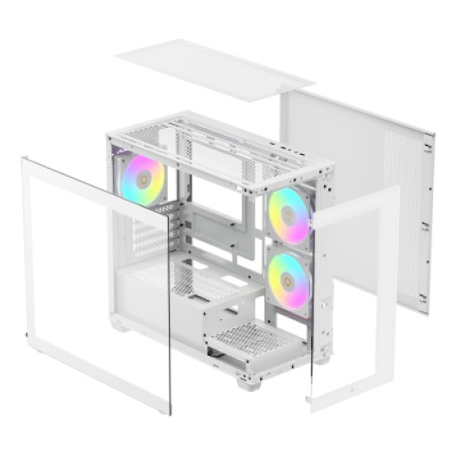 Корпус для ПК OCYPUS GAMMA C52 WH ARGB (GAMMA-C52-WHD300XX-GL)