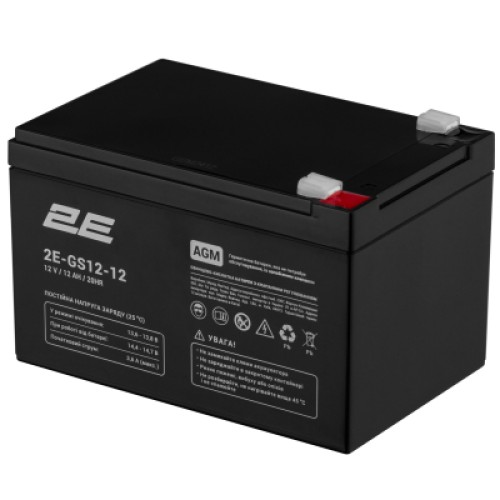 Батарея к ИБП 2E 2E-GS12-12 12V 12Ah (2E-GS12-12)