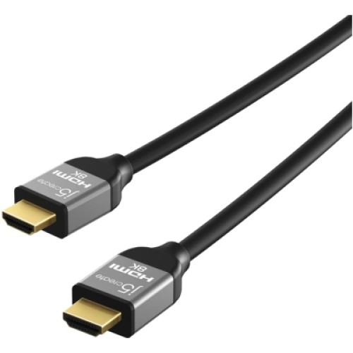 Кабель мультимедийный HDMI M to HDMI M 2.0m V2.1 8K 60Hz HDR10 HLG 48Gbp J5create (JDC53-N) Кабель мультимедийный HDMI M to HDMI M 2.0m V2.1 8K 60Hz HDR10 HLG 48Gbp J5create (JDC53-N)