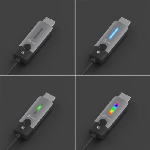 Кабель мультимедийный USB-C to HDMI M 1.8m 8K 60Hz LED RGB J5create (JCC157-N) Кабель мультимедийный USB-C to HDMI M 1.8m 8K 60Hz LED RGB J5create (JCC157-N)