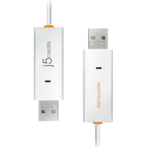 Дата кабель USB 2.0 AM/AM 1.8m Windows & Mac J5create (JUC400-N)