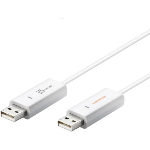Дата кабель USB 2.0 AM/AM 1.8m Windows & Mac J5create (JUC400-N)