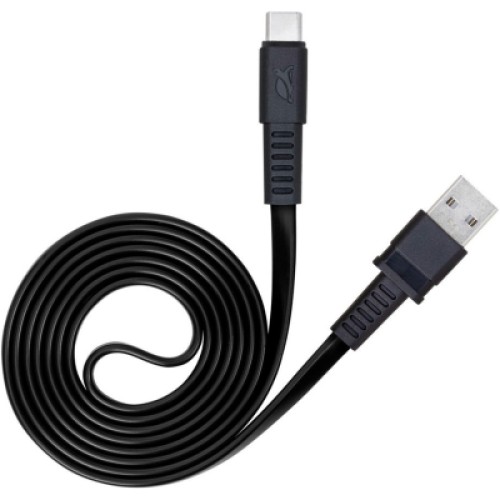 Дата кабель USB 2.0 AM to USB-C 1.2m black RivaCase (PS6002 BK12)