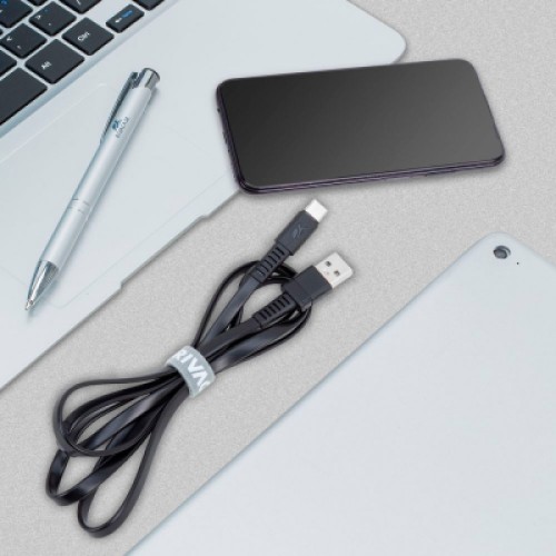 Дата кабель USB 2.0 AM to USB-C 1.2m black RivaCase (PS6002 BK12)