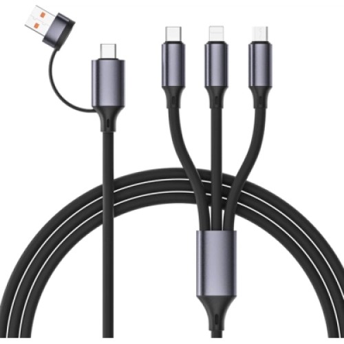 Дата кабель USB-C + USB A to Lightning + Micro 5P + USB-C 1.5m Cablexpert (CC-USB2S-ACM31-1.5M) Дата кабель USB-C + USB A to Lightning + Micro 5P + USB-C 1.5m Cablexpert (CC-USB2S-ACM31-1.5M)