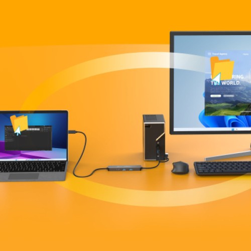 Концентратор J5create USB-C + USB A to 2xUSB + USB-C switch hub (JCH462-N) Концентратор J5create USB-C + USB A to 2xUSB + USB-C switch hub (JCH462-N)