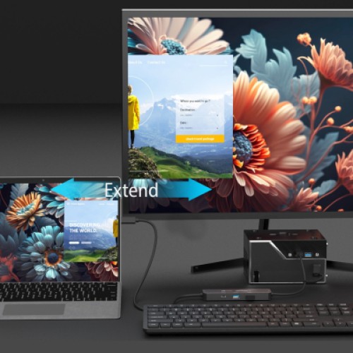 Концентратор J5create USB-C + USB A to 2xUSB + USB-C switch hub (JCH462-N) Концентратор J5create USB-C + USB A to 2xUSB + USB-C switch hub (JCH462-N)