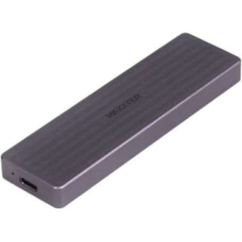 Карман внешний Maxxter M.2 NVMe & SATA SSD to USB-C 10Gbps black (EHDE-2280D-01)