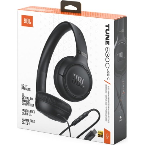 Наушники JBL Tune 530C USB-C Black (JBLT530CBLK)