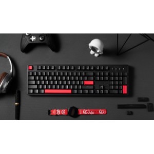 Клавіатура Lemokey Keychron X3 Red RGB USB Black (X3-H1-UA)