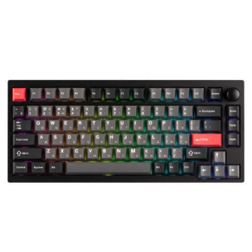 Клавиатура Lemokey P1 Pro Super Banana RGB Wireless/Bluetooth/USB Carbon Black (P1P-M4-UA)