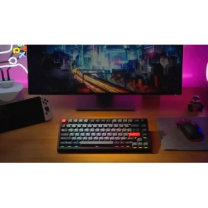 Клавіатура Lemokey P1 Pro Super Red RGB Wireless/Bluetooth/USB Carbon Black (P1P-M1-UA)
