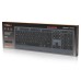 Клавиатура REAL-EL RK-715W Wireless/Bluetooth Black/Gray (EL123100051)