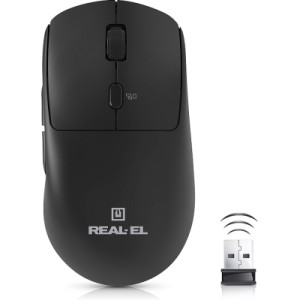 Мышка REAL-EL RM-355W Wireless Black (EL123200054)