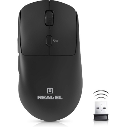 Мышка REAL-EL RM-355W Wireless Black (EL123200054)