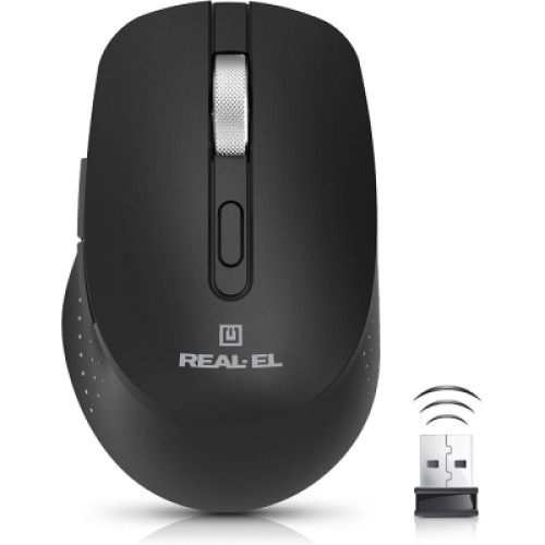 Мышка REAL-EL RM-380W Wireless Black (EL123200057)