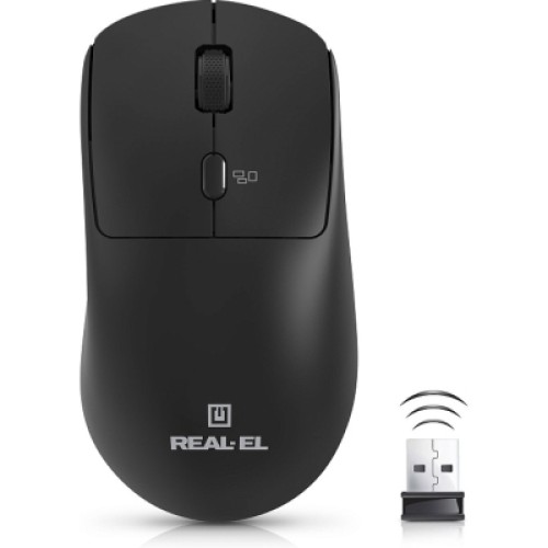 Мышка REAL-EL RM-317W Wireless Black (EL123200052)