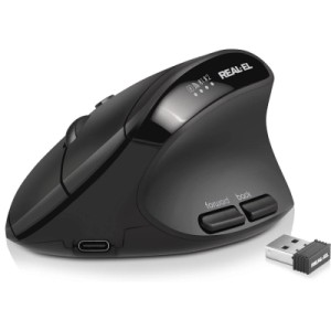 Мышка REAL-EL RM-490W Wireless/Bluetooth Black (EL123200058)