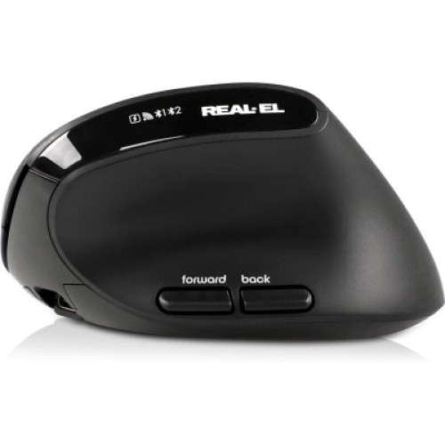 Мышка REAL-EL RM-490W Wireless/Bluetooth Black (EL123200058)