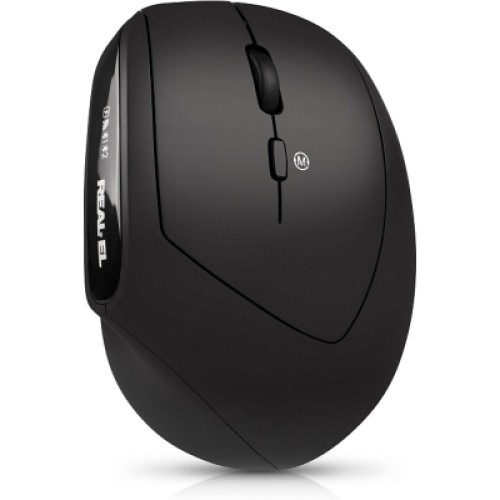 Мышка REAL-EL RM-490W Wireless/Bluetooth Black (EL123200058)