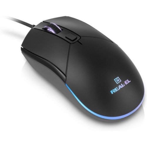 Мышка REAL-EL RM-515 USB Black (EL123200059)