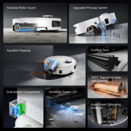 Пылесос Dreame Aqua 10 Ultra Roller Complete White (RLH71DE-1-wh)