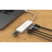 Концентратор J5create USB-C 6-in-1 2xUSB 3.2 + USB-C PD + HDMI 4K + SD/TF + 3.5mm white (JCD373EW-N)