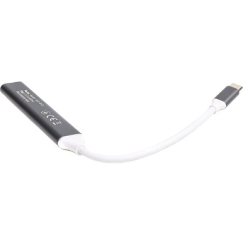 Концентратор Maxxter USB-C to 1xUSB 3.0 + 1xUSB 2.0 + 2xUSB-C (HU3C-4P-03)