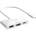 Концентратор J5create USB-C 3-in-1 HDMI + USB + USB-C PD white (JCA399-N)