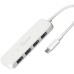 Концентратор J5create USB-C to 4xUSB-A 3.2 10Gbps white (JCH341EW-N)
