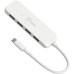 Концентратор J5create USB-C to 4xUSB-A 3.2 10Gbps white (JCH341EW-N)