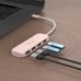 Концентратор J5create USB-C to 4xUSB-A 3.2 10Gbps rose (JCH341ER-N)